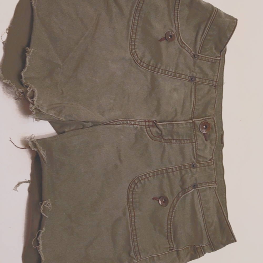 Jordache shorts, dark green, size 13/14